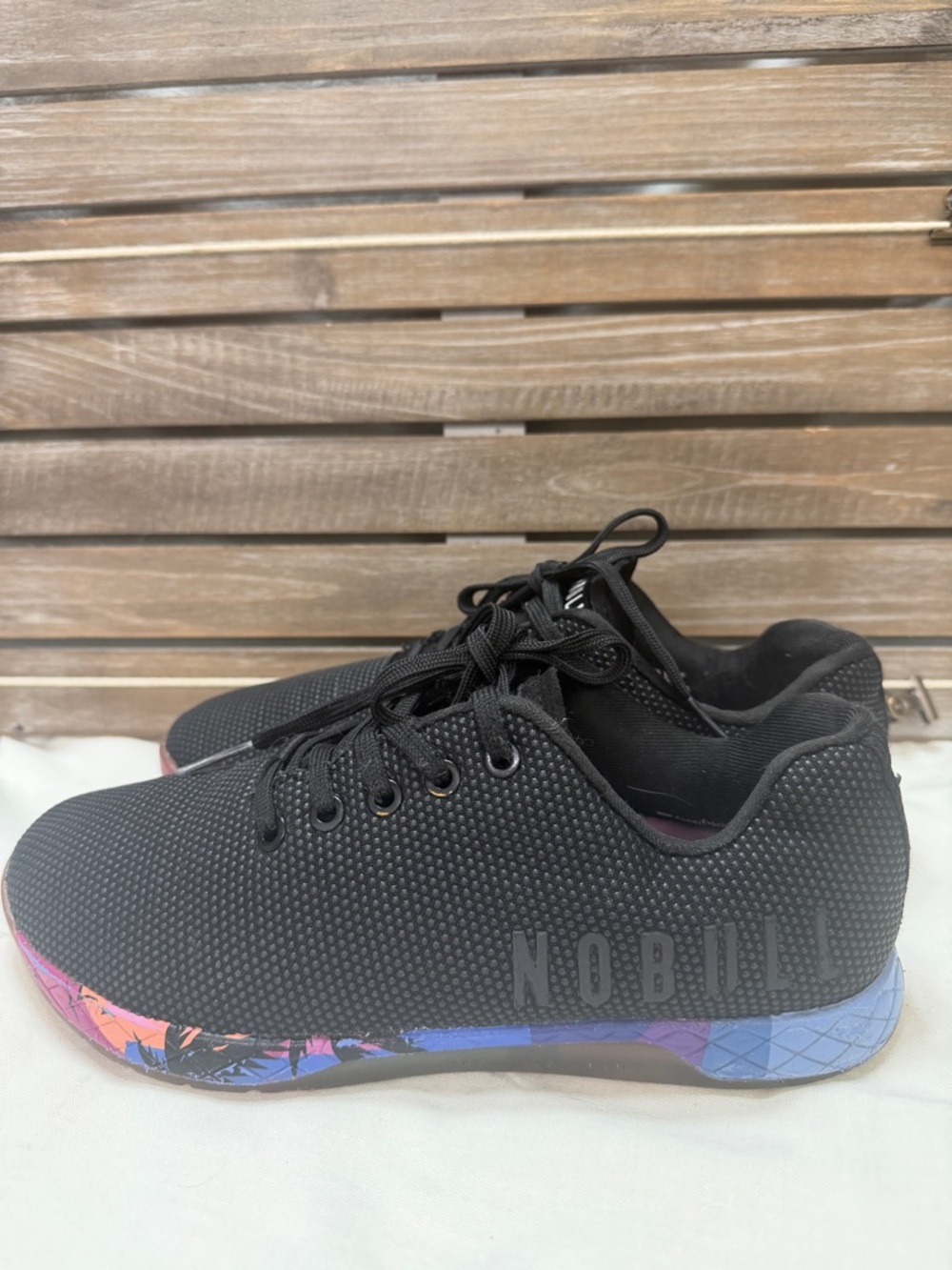 No Bull shoes size 8  NOBULL Outwork Trainer in the "Midnight Palm" colorway